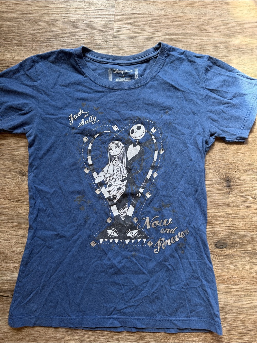 Disney Blue Nightmare Before Christmas Graphic Tee